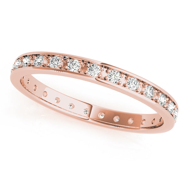 Diamond Full Eternity Ring in Gold & Platinum