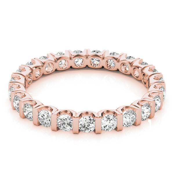 Diamond Full Eternity Ring in Gold & Platinum