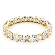 Diamond Full Eternity Ring in Gold & Platinum