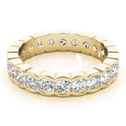 Diamond Full Eternity Ring in Gold & Platinum