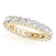 Diamond Full Eternity Ring in 10K/14K gold and platinum with certified lab-grown or natural diamonds