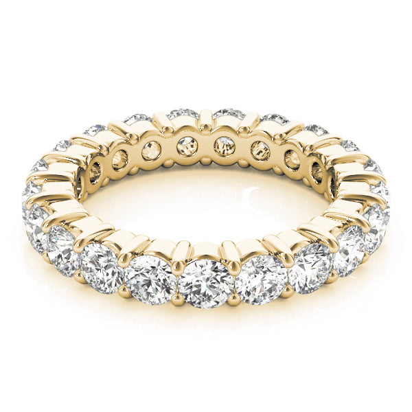 Diamond Full Eternity Ring in Gold & Platinum