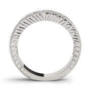 Channel Set Half Eternity Ring in Gold & Platinum