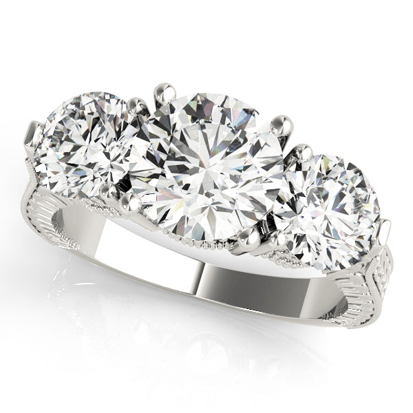0.50 in 10K/14K gold and platinum with certified lab-grown or natural diamonds