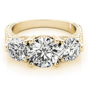 0.50 in 10K/14K gold and platinum with certified lab-grown or natural diamonds
