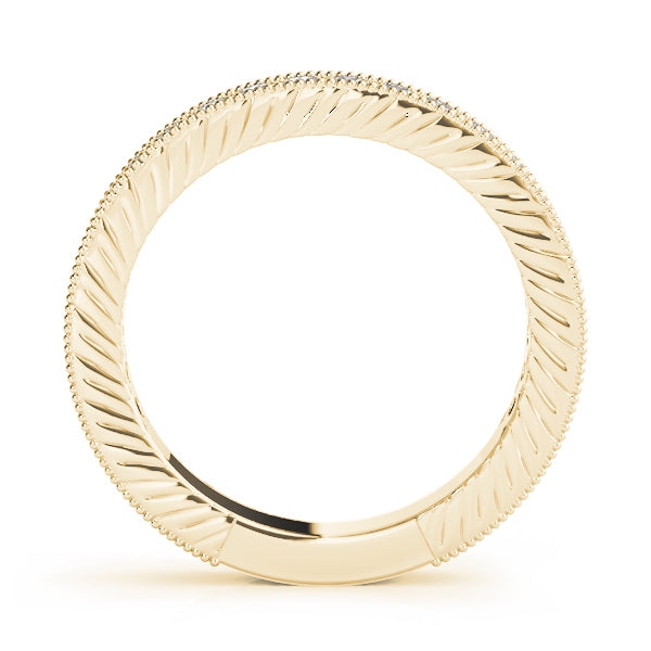 Channel Set Half Eternity Ring in Gold & Platinum