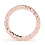 Channel Set Half Eternity Ring in Gold & Platinum