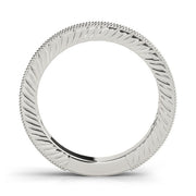 Channel Set Half Eternity Ring in Gold & Platinum