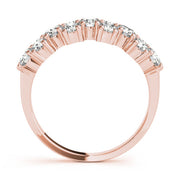 Diamond Half Eternity Ring in Gold & Platinum