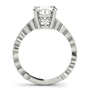 Brilliant Color Rings Oval Diamond Engagement Ring in 10K/14K gold and platinum with certified lab-grown or natural diamonds