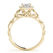 Signature Solitaires Any Shape Oval Diamond Engagement Ring in 10K/14K gold and platinum with certified lab-grown or natural diamonds