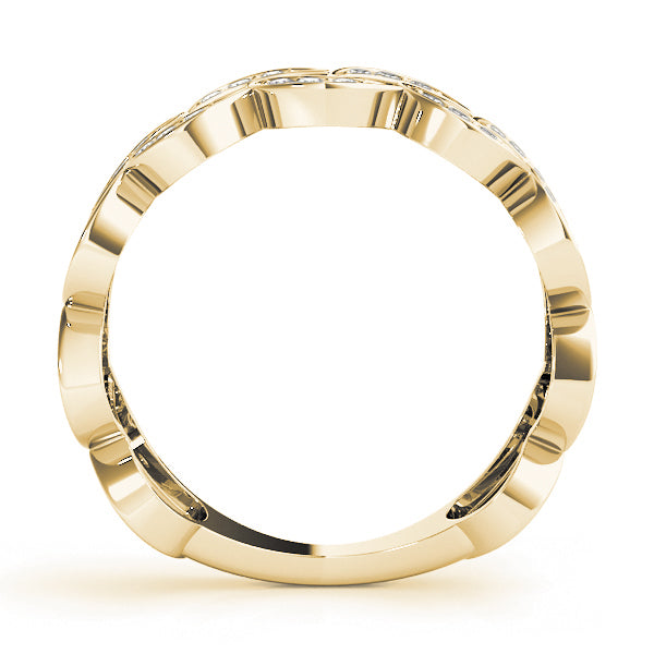Diamond Half Eternity Ring in Gold & Platinum