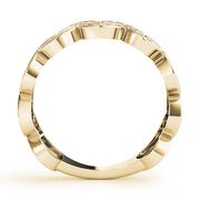 Diamond Half Eternity Ring in Gold & Platinum