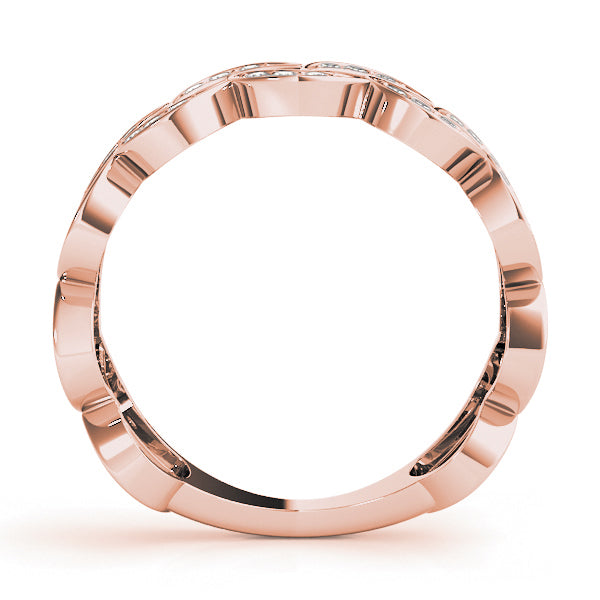 Diamond Half Eternity Ring in Gold & Platinum