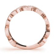 Diamond Half Eternity Ring in Gold & Platinum