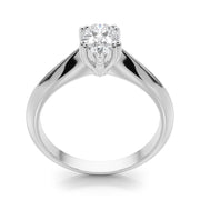 Exquisite Double Prong Engagement Ring Pear Diamond Engagement Ring in 10K/14K gold and platinum with certified lab-grown or natural diamonds