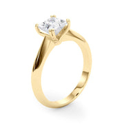 Regal Double Prong Cut Engagement Ring Princess Diamond Engagement Ring in 10K/14K gold and platinum with certified lab-grown or natural diamonds