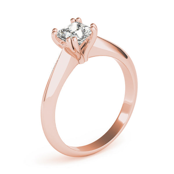 Regal Double Prong Cut Engagement Ring Princess Diamond Engagement Ring in 10K/14K gold and platinum with certified lab-grown or natural diamonds
