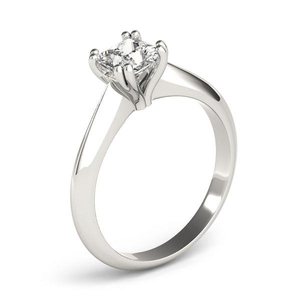 Regal Double Prong Cut Engagement Ring Princess Diamond Engagement Ring in 10K/14K gold and platinum with certified lab-grown or natural diamonds
