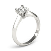 Regal Double Prong Cut Engagement Ring Princess Diamond Engagement Ring in 10K/14K gold and platinum with certified lab-grown or natural diamonds