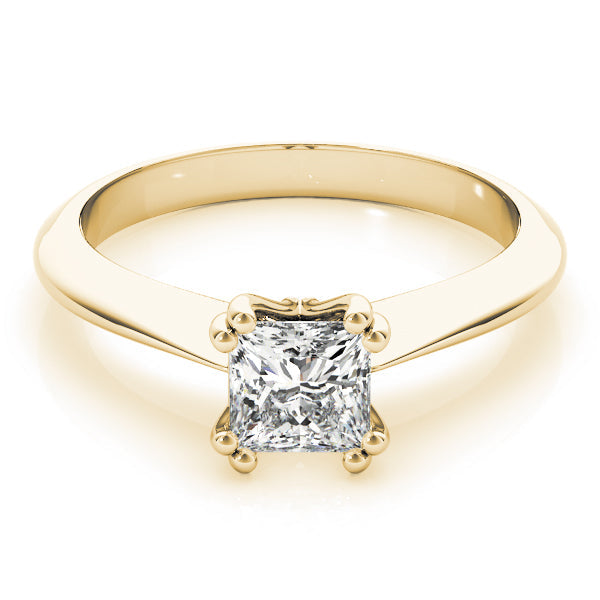 Regal Double Prong Cut Engagement Ring Princess Diamond Engagement Ring in 10K/14K gold and platinum with certified lab-grown or natural diamonds