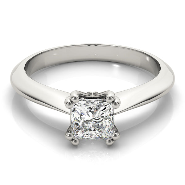 Regal Double Prong Cut Engagement Ring Princess Diamond Engagement Ring in 10K/14K gold and platinum with certified lab-grown or natural diamonds