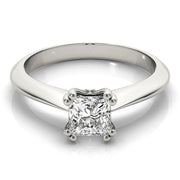 Regal Double Prong Cut Engagement Ring Princess Diamond Engagement Ring in 10K/14K gold and platinum with certified lab-grown or natural diamonds