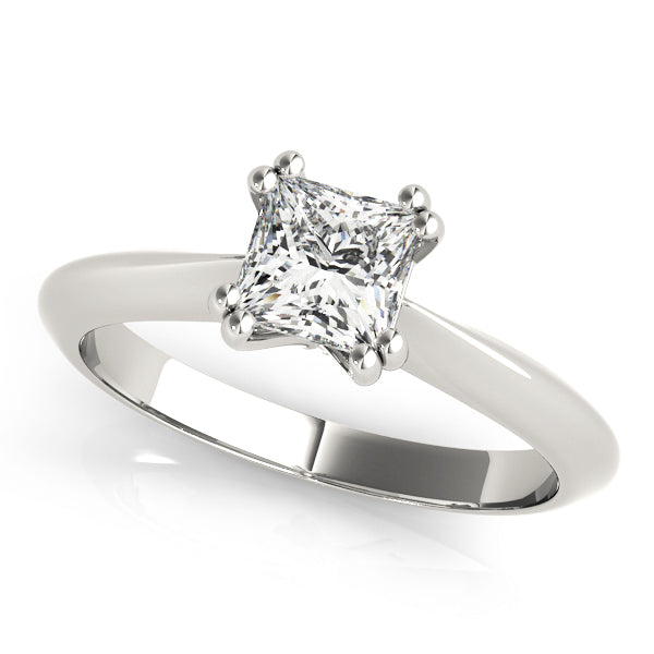Regal Double Prong Cut Engagement Ring Princess Diamond Engagement Ring in 10K/14K gold and platinum with certified lab-grown or natural diamonds