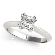Regal Double Prong Cut Engagement Ring Princess Diamond Engagement Ring in 10K/14K gold and platinum with certified lab-grown or natural diamonds