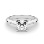Regal Double Prong Cut Engagement Ring Princess Diamond Engagement Ring in 10K/14K gold and platinum with certified lab-grown or natural diamonds
