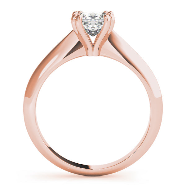 Regal Double Prong Cut Engagement Ring Princess Diamond Engagement Ring in 10K/14K gold and platinum with certified lab-grown or natural diamonds