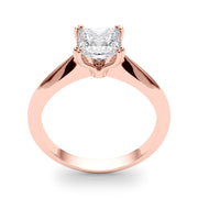 Regal Double Prong Cut Engagement Ring Princess Diamond Engagement Ring in 10K/14K gold and platinum with certified lab-grown or natural diamonds