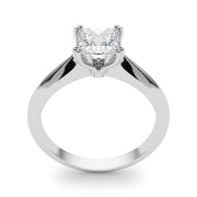 Regal Double Prong Cut Engagement Ring Princess Diamond Engagement Ring in 10K/14K gold and platinum with certified lab-grown or natural diamonds