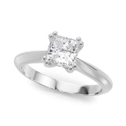Brilliant Double Prong Engagement Ring Cushion Diamond Engagement Ring in 10K/14K gold and platinum with certified lab-grown or natural diamonds
