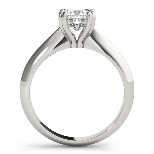 Brilliant Double Prong Engagement Ring Cushion Diamond Engagement Ring in 10K/14K gold and platinum with certified lab-grown or natural diamonds