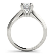 Brilliant Double Prong Engagement Ring Cushion Diamond Engagement Ring in 10K/14K gold and platinum with certified lab-grown or natural diamonds