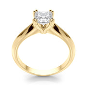 Brilliant Double Prong Engagement Ring Cushion Diamond Engagement Ring in 10K/14K gold and platinum with certified lab-grown or natural diamonds