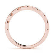 Vintage Inspired Half Eternity Ring in Gold & Platinum