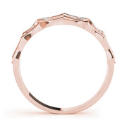 Diamond Half Eternity Ring in Gold & Platinum