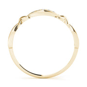 Stackable Vintage Inspired Half Eternity Ring in Gold & Platinum