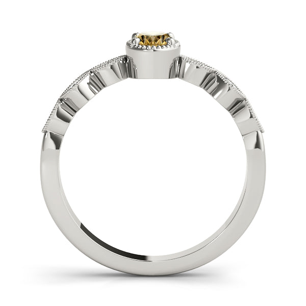 Heirloom Fashion Ring Oval Diamond Engagement Ring in 10K/14K gold and platinum with certified lab-grown or natural diamonds