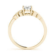 Graceful Fashion Ring Oval Diamond Engagement Ring in 10K/14K gold and platinum with certified lab-grown or natural diamonds