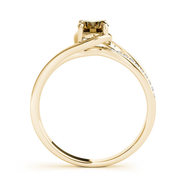 Dazzling Fashion Ring Oval Diamond Engagement Ring in 10K/14K gold and platinum with certified lab-grown or natural diamonds