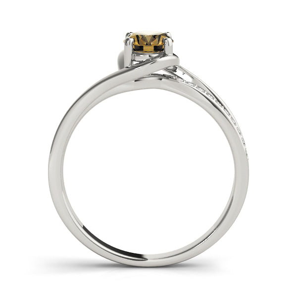 Dazzling Fashion Ring Oval Diamond Engagement Ring in 10K/14K gold and platinum with certified lab-grown or natural diamonds