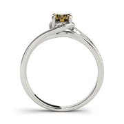 Dazzling Fashion Ring Oval Diamond Engagement Ring in 10K/14K gold and platinum with certified lab-grown or natural diamonds