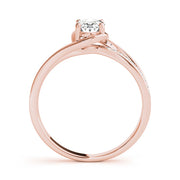 Dazzling Fashion Ring Oval Diamond Engagement Ring in 10K/14K gold and platinum with certified lab-grown or natural diamonds