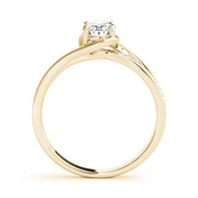 Dazzling Fashion Ring Oval Diamond Engagement Ring in 10K/14K gold and platinum with certified lab-grown or natural diamonds