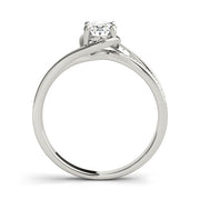 Dazzling Fashion Ring Oval Diamond Engagement Ring in 10K/14K gold and platinum with certified lab-grown or natural diamonds