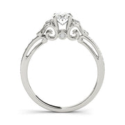 Enchanted Fashion Ring Oval Diamond Engagement Ring in 10K/14K gold and platinum with certified lab-grown or natural diamonds