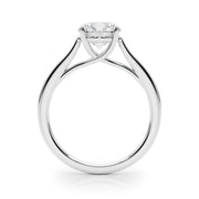Exquisite Solitaire Engagement Ring Round Diamond Engagement Ring in 10K/14K gold and platinum with certified lab-grown or natural diamonds